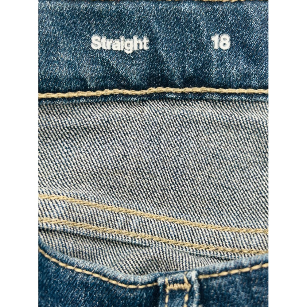 Sonoma Goods For Life Boys Everyday Jean Straight Leg Blue Denim Size 18 - Picture 3 of 8